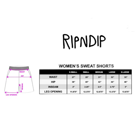 RIPNDIP Sweat Shorts - Picture 4 of 5